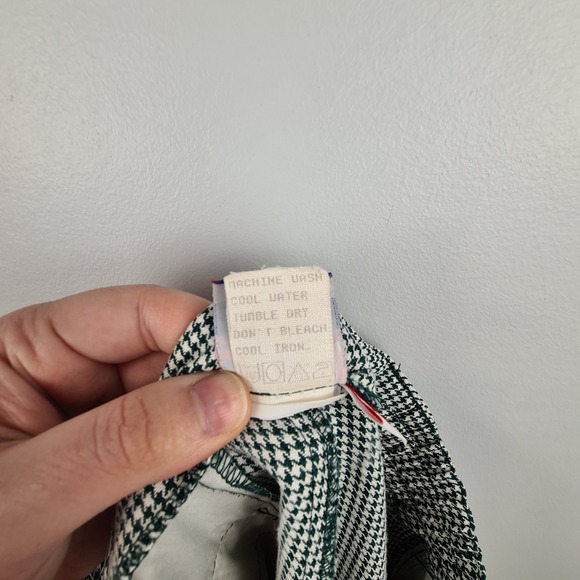 Vintage Tail Houndstooth High Waist Pleated Women's Shorts Sz 6 Academia Golf - Picture 10 of 10